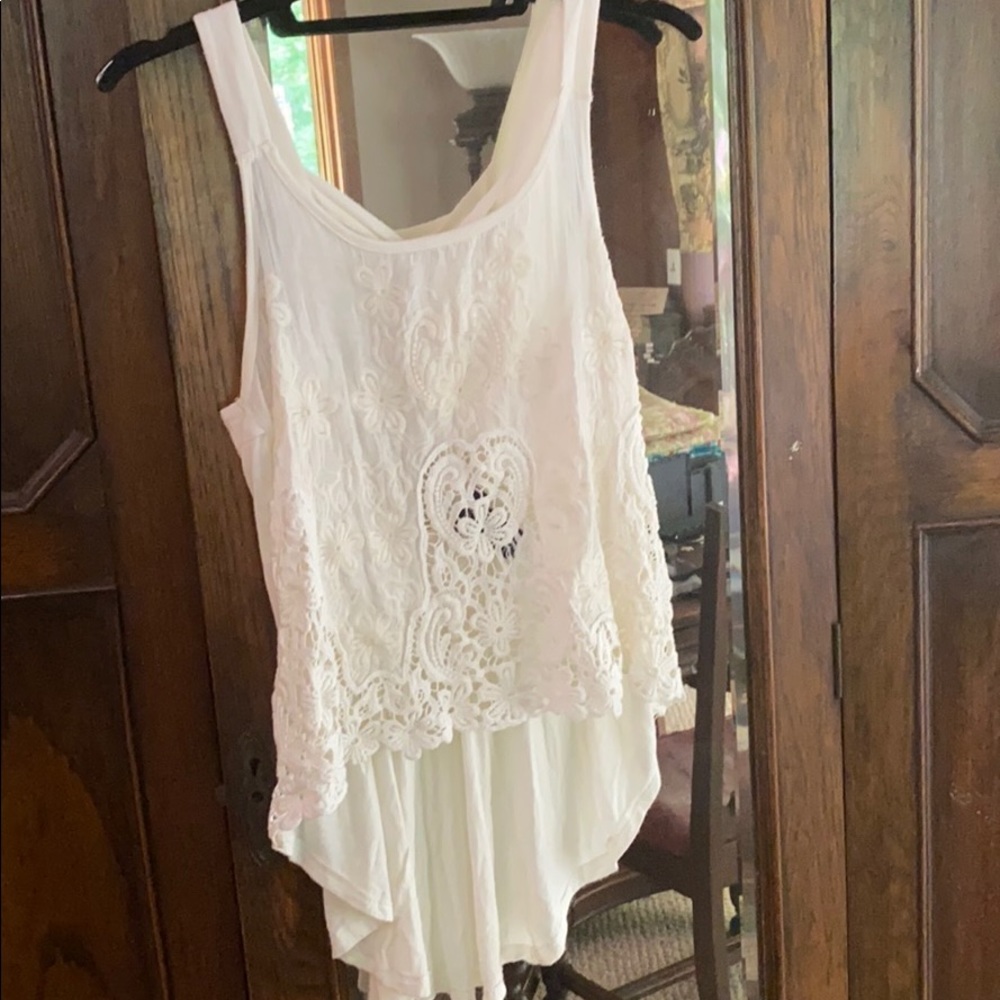 Detailed Cami top.